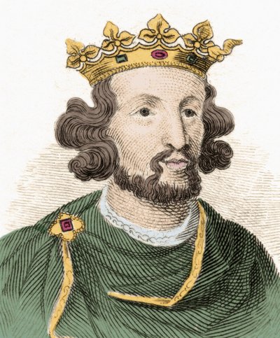 Henrik Plantagenet (1207-1272), angol király portréja. alkotó: Unknown artist