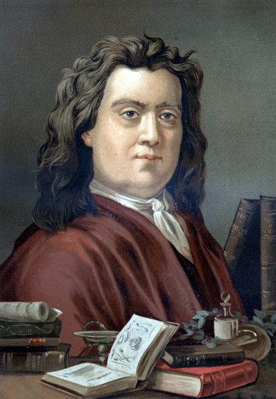 Hermann Boerhaave (1668-1738), holland orvos és vegyész portréja Louis Figuier „Tudomány és emberei” nyomán. Barcelona 1881 alkotó: Unknown artist