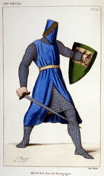 III. Hugh, Burgundia hercegének (11148-1192) portréja. alkotó: Unknown artist