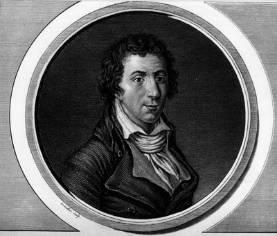 Jacques Pierre Brissot dit Brissot de Warville (1754-1793), a Nemzeti Konvent helyettesének portréja. Metszet a „” A francia forradalom történelmi festményeinek teljes gyűjteménye, három kötetben.””” 1804. alkotó: Unknown artist