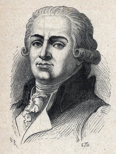 Jacques de Cazales francia beszélő portréja alkotó: Unknown artist