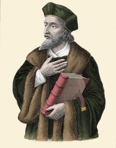 Jan Hus portréja (vagy Jean Huss alkotó: Unknown artist