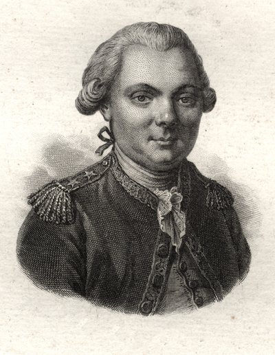 Jean-Francois Galaup, La Perouse gróf portréja (Jean Francois Laperouse alkotó: Unknown artist