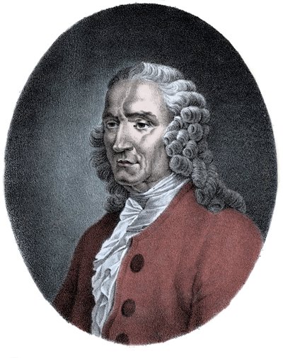 Jean-Philippe (Jean Philippe) Rameau (1683-1764) francia zeneszerző portréja. alkotó: Unknown artist