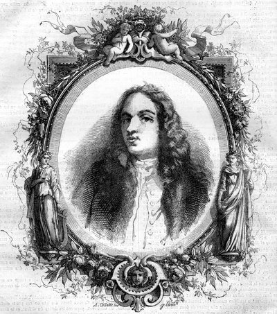 Jean Antoine Watteau (1684-1721) francia festő portréja. alkotó: Unknown artist
