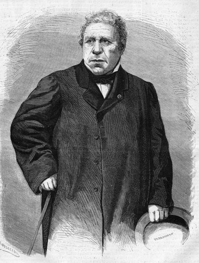 Jean Auguste Dominique Ingres (1780-1867) portréja. francia festő. alkotó: Unknown artist