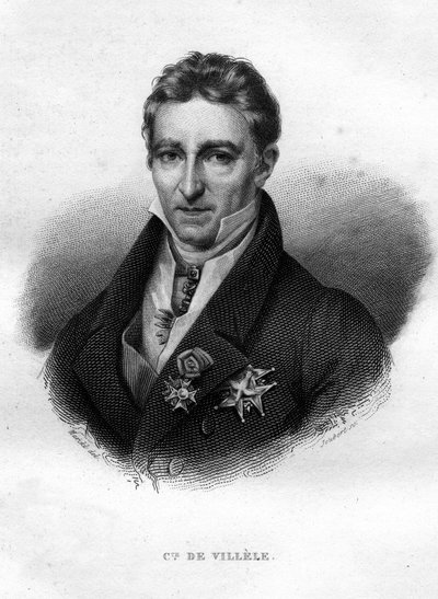 Jean Baptiste (Jean-Baptiste) Comte de Villele francia politikus (1773-1854) portréja alkotó: Unknown artist