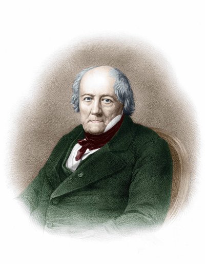 Jean Baptiste Biot (1744-1862) francia kémikus portréja. alkotó: Unknown artist
