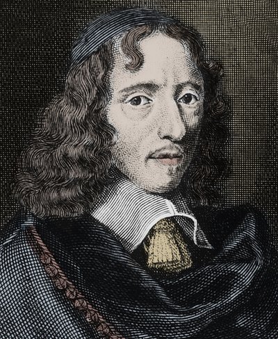Jean Chapelin (1595-1674) francia költő portréja - Metszet - Jean Chapelin (1595-1674) francia költő és irodalomkritikus - Metszet alkotó: Unknown artist