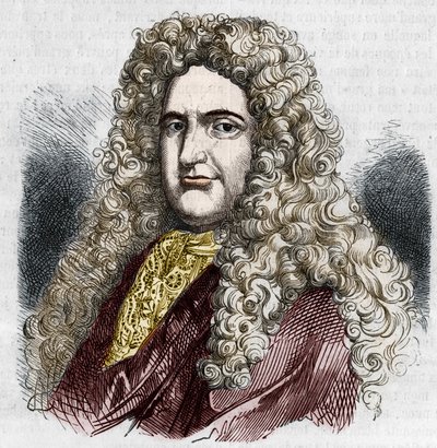 Jean Chardin francia utazó (1643-1713) portréja. alkotó: Unknown artist
