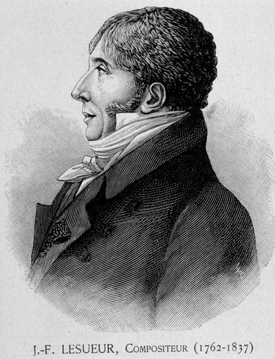 Jean Francois Lesueur (1762-1837) francia zeneszerző portréja alkotó: Unknown artist