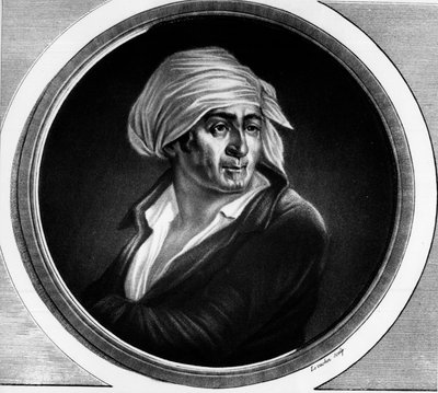 Jean Paul Marat (1763-1793) portréja. Metszet a „” A francia forradalom történelmi festményeinek teljes gyűjteménye, három kötetben.””” 1804. alkotó: Unknown artist