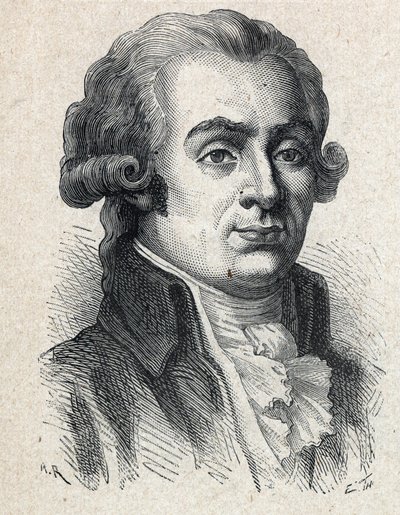 Jerome Petion de Villeneuve (1756-1794) francia politikus portréja. alkotó: Unknown artist