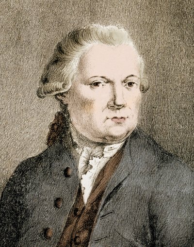 Jiri Antonin Benda (Georg Anton Benda) portréja (1722 - 1795) - Jiri Antonin Benda (Georg Benda) portréja alkotó: Unknown artist