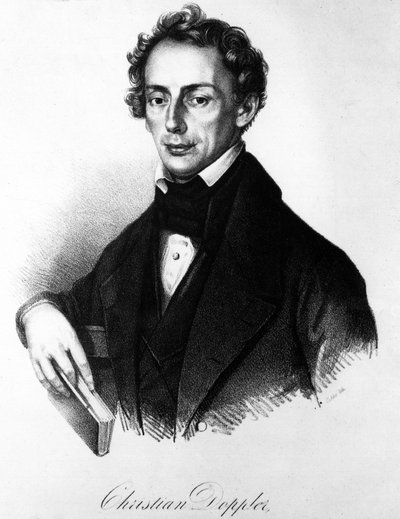 Johann Christian Doppler (1803-1853) portréja.osztrák fizikus. alkotó: Unknown artist