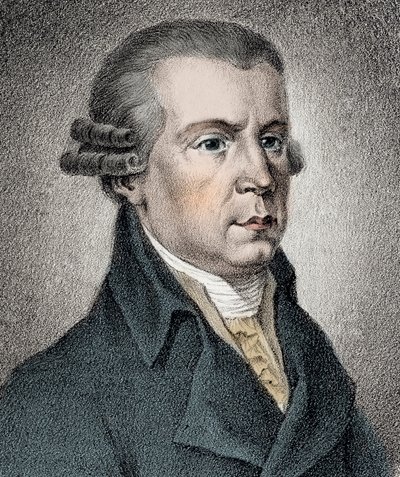 Johann Georg Albrechtsberger (1736-1809) osztrák zenész portréja - alkotó: Unknown artist
