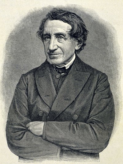 Johann Joseph Ignaz von Dollinger (1799-1890), alllemand pap és egyháztörténelem professzor portréja alkotó: Unknown artist