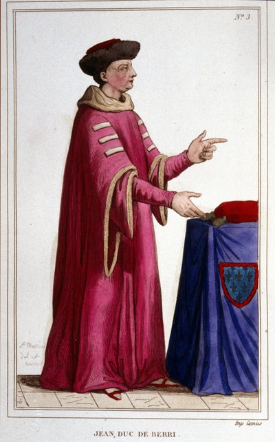 János, Berri herceg (1340 - 1416) portréja. alkotó: Unknown artist