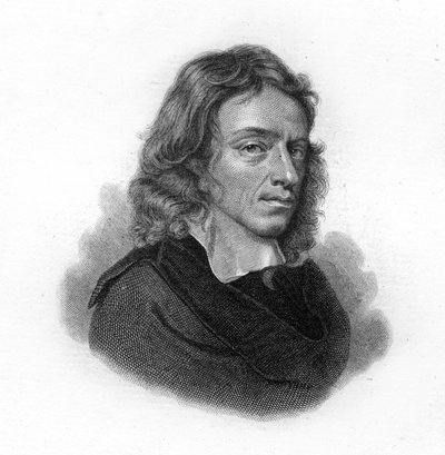 John Milton angol költő és esszéíró (1608-1674) portréja alkotó: Unknown artist