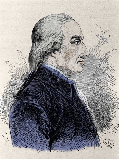 Fekete József (1728-1799) skót kémikus portréja. alkotó: Unknown artist