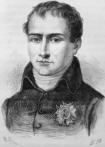 Joseph Bonaparte (1768 - 1844) portréja. század végi metszet a „Histoire de France”-ban, H. Martin. alkotó: Unknown artist