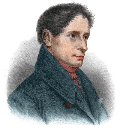 Joseph Karl Benedikt von Eichendorff (1788-1857) német költő és regényíró portréja. alkotó: Unknown artist