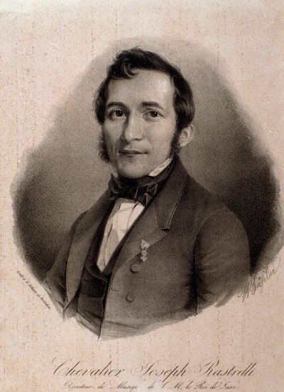 Joseph Rastrelli portréja (metszet) alkotó: Unknown artist