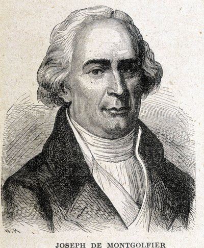 Joseph de Montgolfier (1740 - 1810) portréja. alkotó: Unknown artist