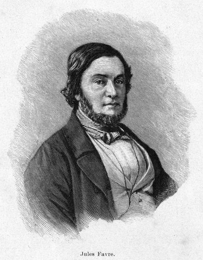 Jules Favre (1809-1880) francia politikus portréja alkotó: Unknown artist