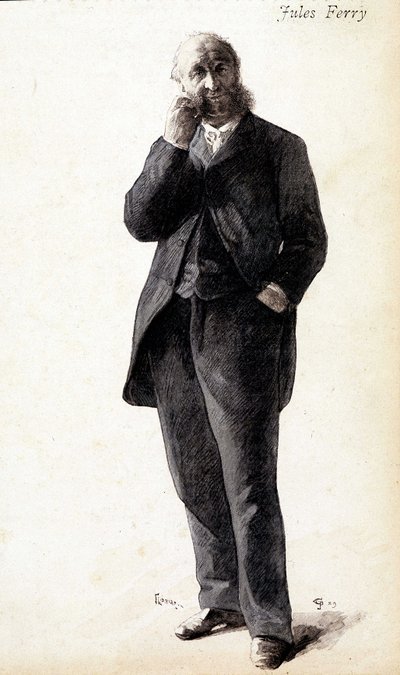 Jules Ferry portréja, 1880 körül alkotó: Unknown artist