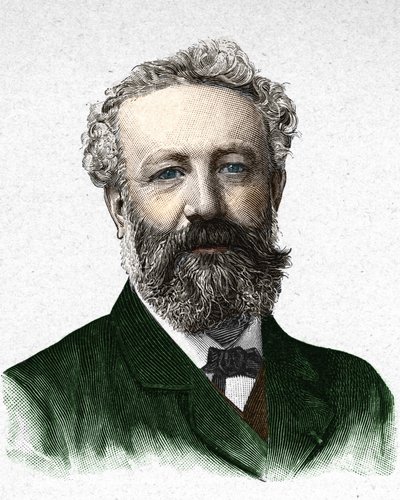 Jules Verne francia író (1828-1905) portréja alkotó: Unknown artist