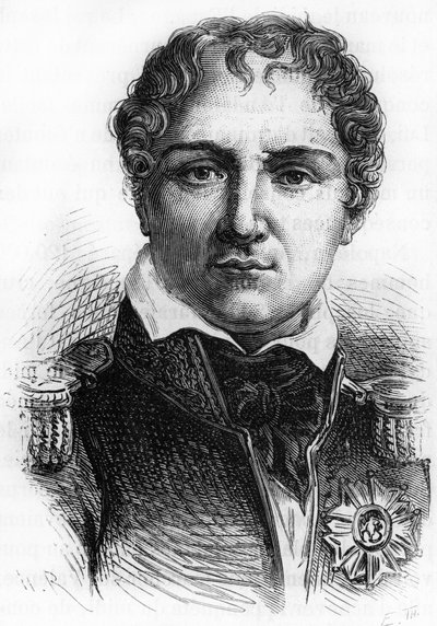Laurent Gouvion Saint Cyr (1764-1830) portréja. század végi metszet a „Histoire de France”-ban, H. Martin. alkotó: Unknown artist