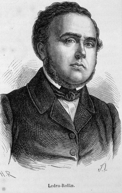 Ledru Rollin (Ledru-Rollin), francia politikus (1807-1874) portréja alkotó: Unknown artist