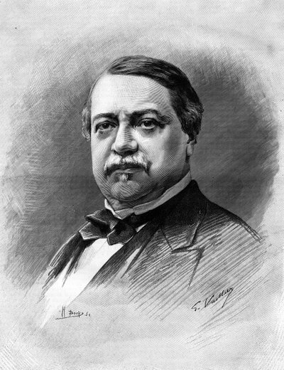 Leon Say (1826-1896) francia politikus, közgazdász portréja. alkotó: Unknown artist