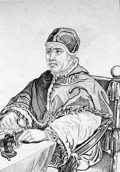 X. Leon (Medici János) (1475 - 1521), 215. pápa (1513 - 1521) portréja. alkotó: Unknown artist