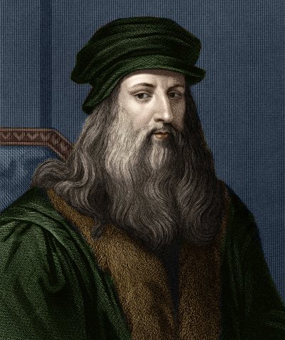 Leonard de Vinci (1452-1519) (Leonardo da Vinci) olasz festő portréja. alkotó: Unknown artist