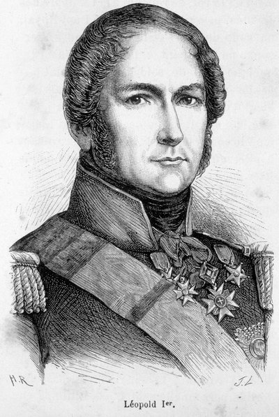 I. Lipót szász portréja Cobourg Gotha (Szász-Coburg-Gotha alkotó: Unknown artist