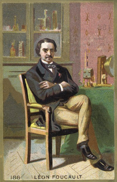 Léon Foucault (1819-1868) francia fizikus portréja. alkotó: Unknown artist