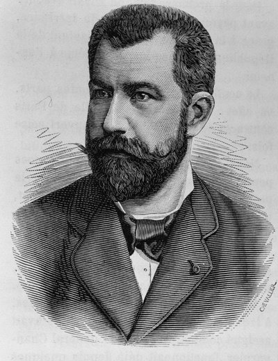 Léon Renault portréja. A 19. század végi metszet a „Histoire de France”-ban, H. Martintól. alkotó: Unknown artist