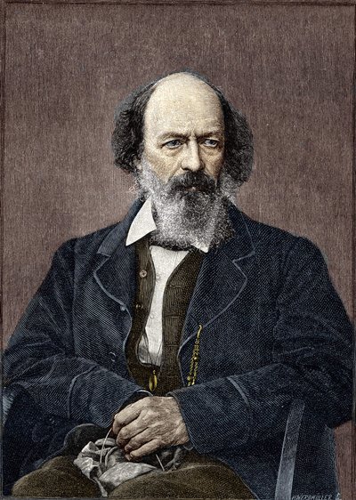 Lord Alfred Tennyson angol költő és drámaíró (1809-1892) portréja. alkotó: Unknown artist