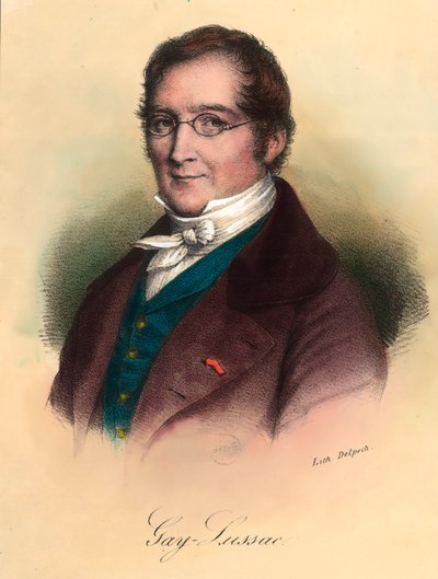 Louis-Joseph Gay-Lussac (Louis Joseph Gay Lussac) (1778-1850) francia kémikus és fizikus portréja. századi metszet. Magángyűjtemény. alkotó: Unknown artist