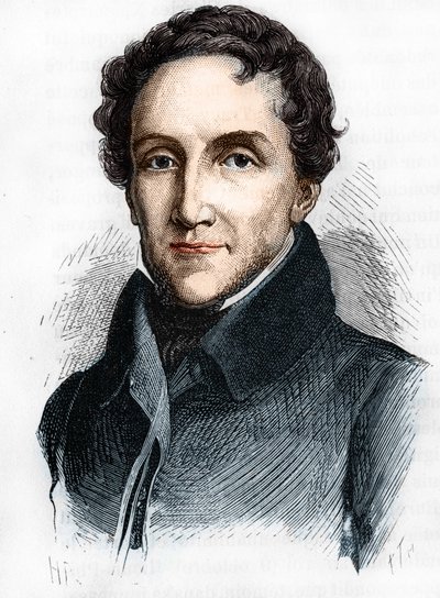 Louis-Mathieu Mole portréja - Louis Mathieu, Molè grófjának (1781-1855) francia politikusnak portréja - Henri Martin „" L