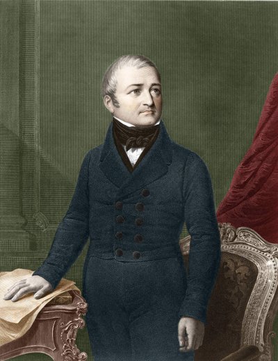 Louis Adolphe Thiers (1797 - 1877) fiatal portréja. alkotó: Unknown artist