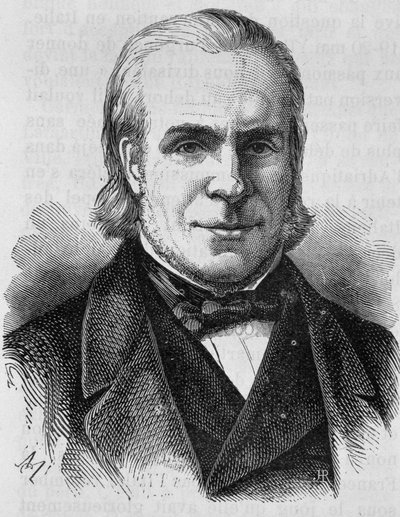 Louis Antoine Garnier-Pages portréja (Garnier Pages) (1803 - 1878). század végi metszet a „Histoire de France”-ban, H. Martin. alkotó: Unknown artist