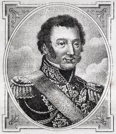 Louis Auguste Victor de Ghaisne de Bourmont (1773-1846), francia marsall portréja. alkotó: Unknown artist
