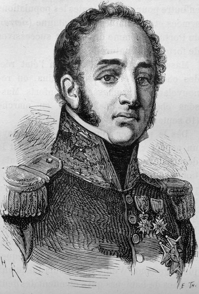 Louis Gabriel (Louis-Gabriel) Suchet (1770-1826) portréja. század végi metszet a „Histoire de France”-ban, H. Martin. alkotó: Unknown artist