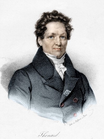 Louis Jacques Thénard (1777-1857) francia kémikus portréja. alkotó: Unknown artist