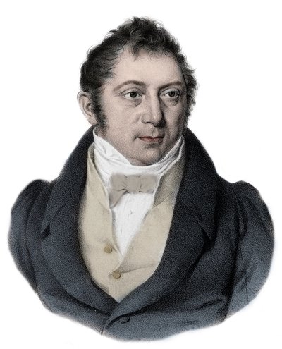 Louis Ludwig Spohr (1784-1859) német zeneszerző, hegedűművész és karmester portréja. alkotó: Unknown artist