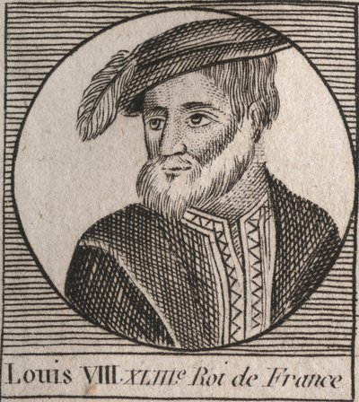 VIII. Lajos (1187-1226) dit le Lion, roi de France portréja – VIII. Lajos, az Oroszlán (1187-1226) Franciaország királya 1223-tól 1226-ig – Charles Constant Le Tellier „Instruction sur l