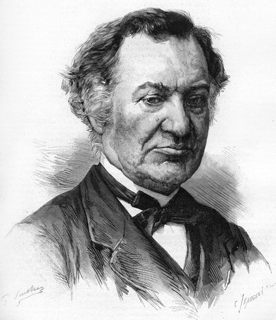 Louis Veuillot (1813-1883) francia újságíró és író portréja. alkotó: Unknown artist